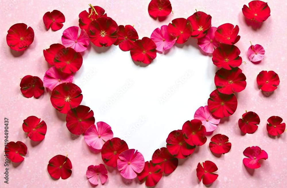 Red rose petals surround a heart-shaped empty space, perfect for writing personal messages. This lovely floral arrangement adds elegance to any occasion. Background for birthday, mother day, valentine Red rose petals surround a heart-shaped empty space, perfect for writing personal messages. This lovely floral arrangement adds elegance to any occasion. Background for birthday, mother day, valentine