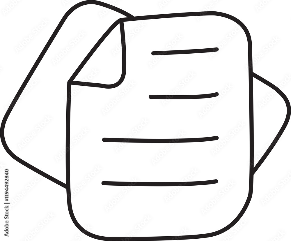 Documents Doodle Illustration
Documents Doodle Illustration