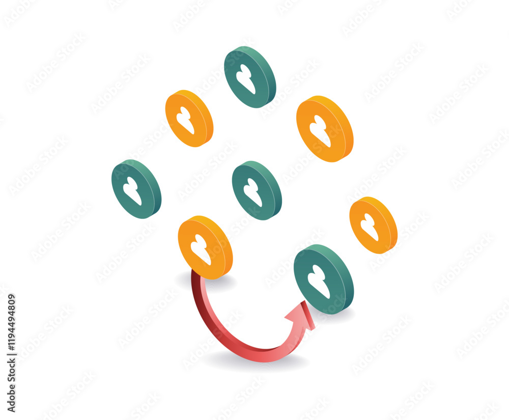 Fototapeta premium Business development client network