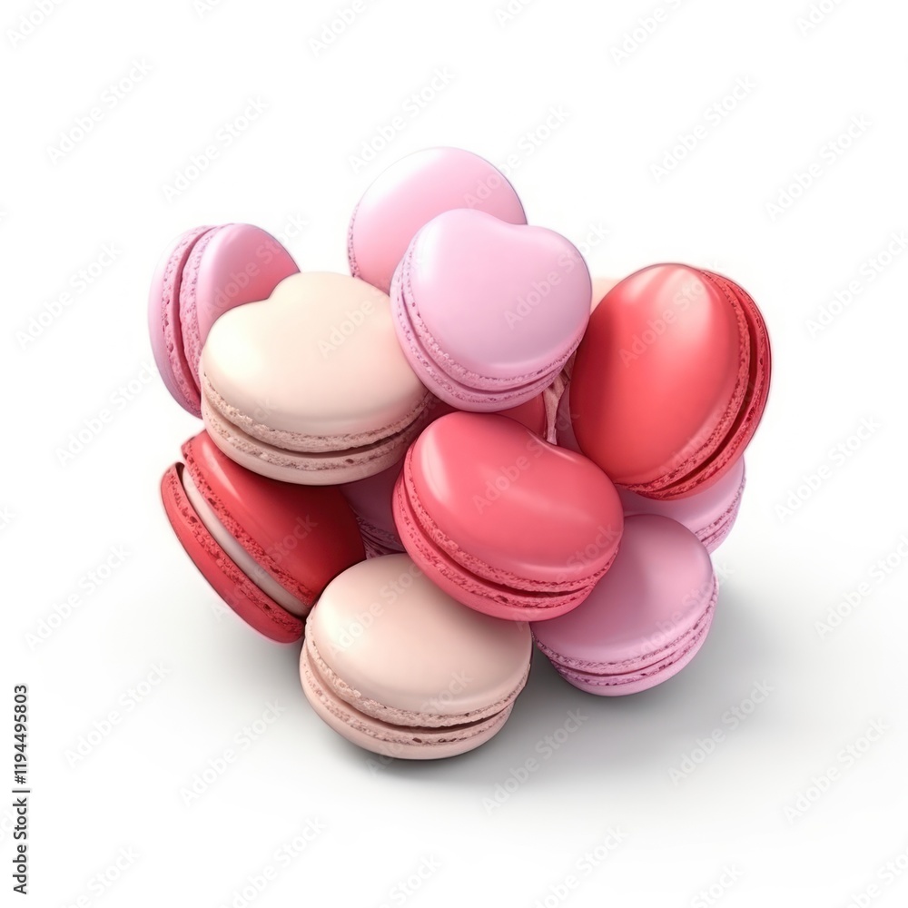 Fototapeta premium Heart pill food pink.