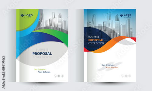 Corporate Business Proposal Cover Design Template