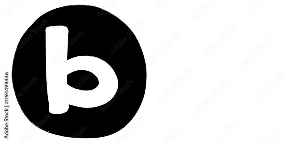 B Alphabet Hand Drawn Style And Monochrome Design Font Design B Alphabet Hand Drawn Style And Monochrome Design Font Design