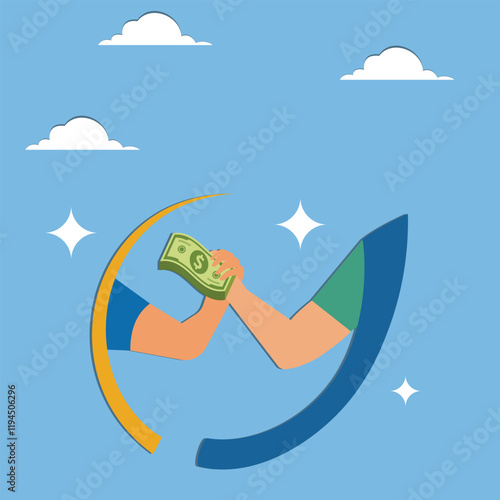 Loans, borrowing money, paying expenses, giving wages, return on investment or business profits, dividends on shares, bribes, holding money in one hand and giving it to the other hand