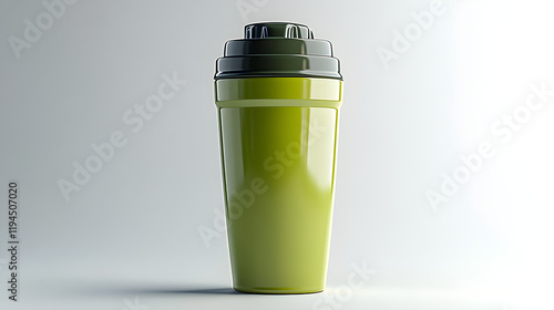 a green shaker bottle photo