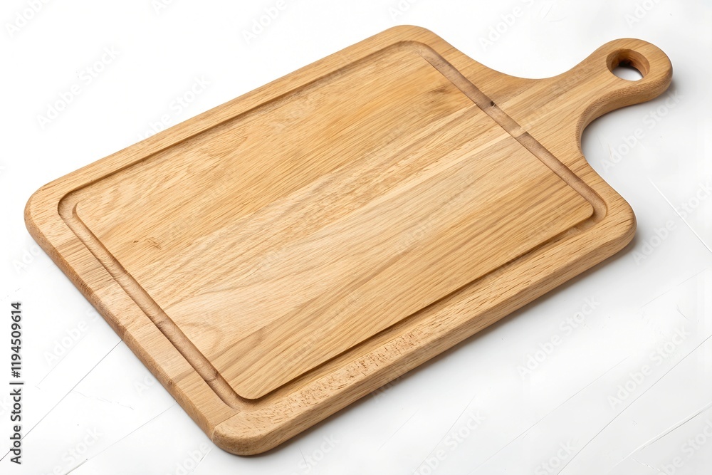 Wooden board isolated on white, top view
Wooden board isolated on white, top view