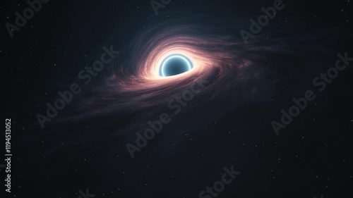 Wallpaper Mural Fathomless depth. A captivating space landscape and a glimpse into the mysteries of a black hole. Torontodigital.ca