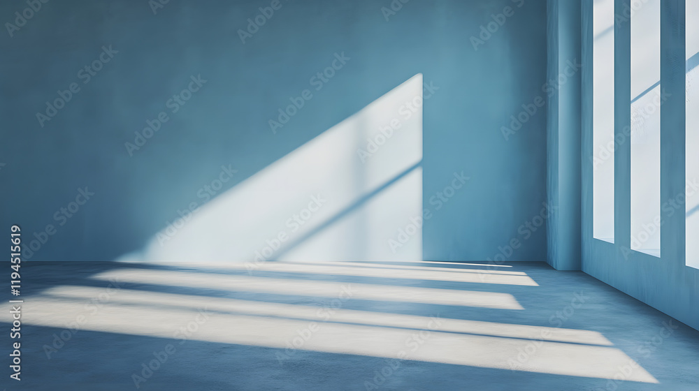 Obraz premium Soft sunlight creating artistic patterns on the floor.