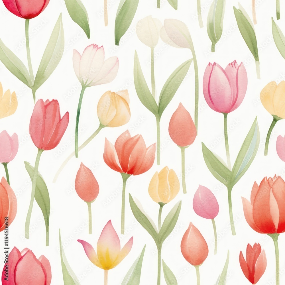 Obraz premium Tulip pattern flower tulip.