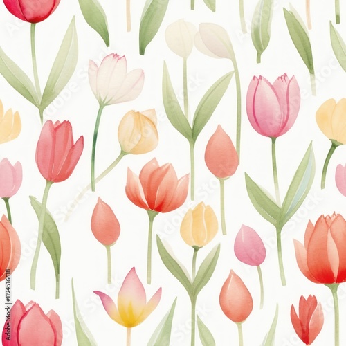 Tulip pattern flower tulip.