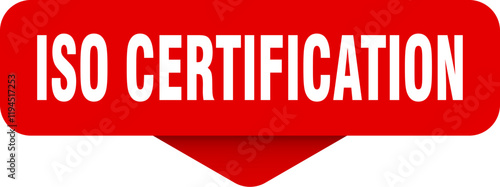 iso certification sticker. iso certification sign on transparent background