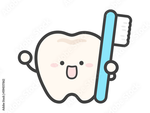 かわいい歯のベクターイラスト14