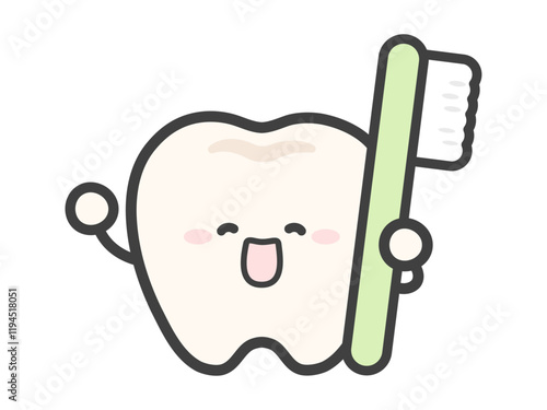 かわいい歯のベクターイラスト11