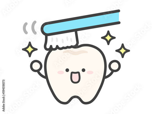 かわいい歯のベクターイラスト10