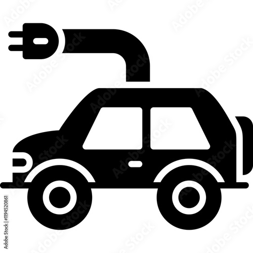 Electric Car Icon
