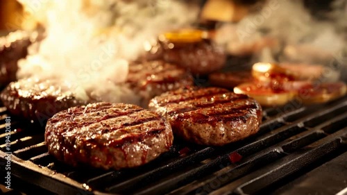 Wallpaper Mural Perfect Grilled Meat Burger Torontodigital.ca