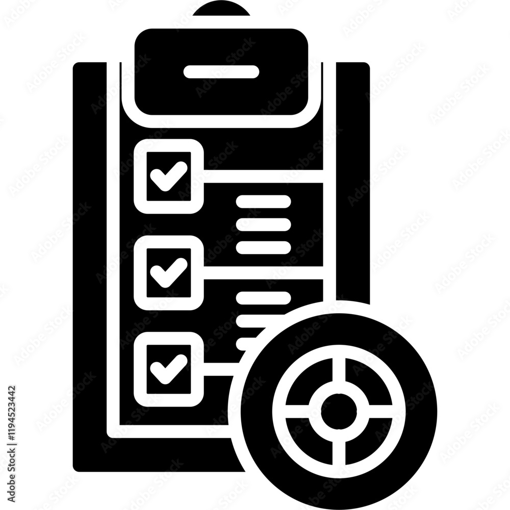 Fototapeta premium Goal Icon