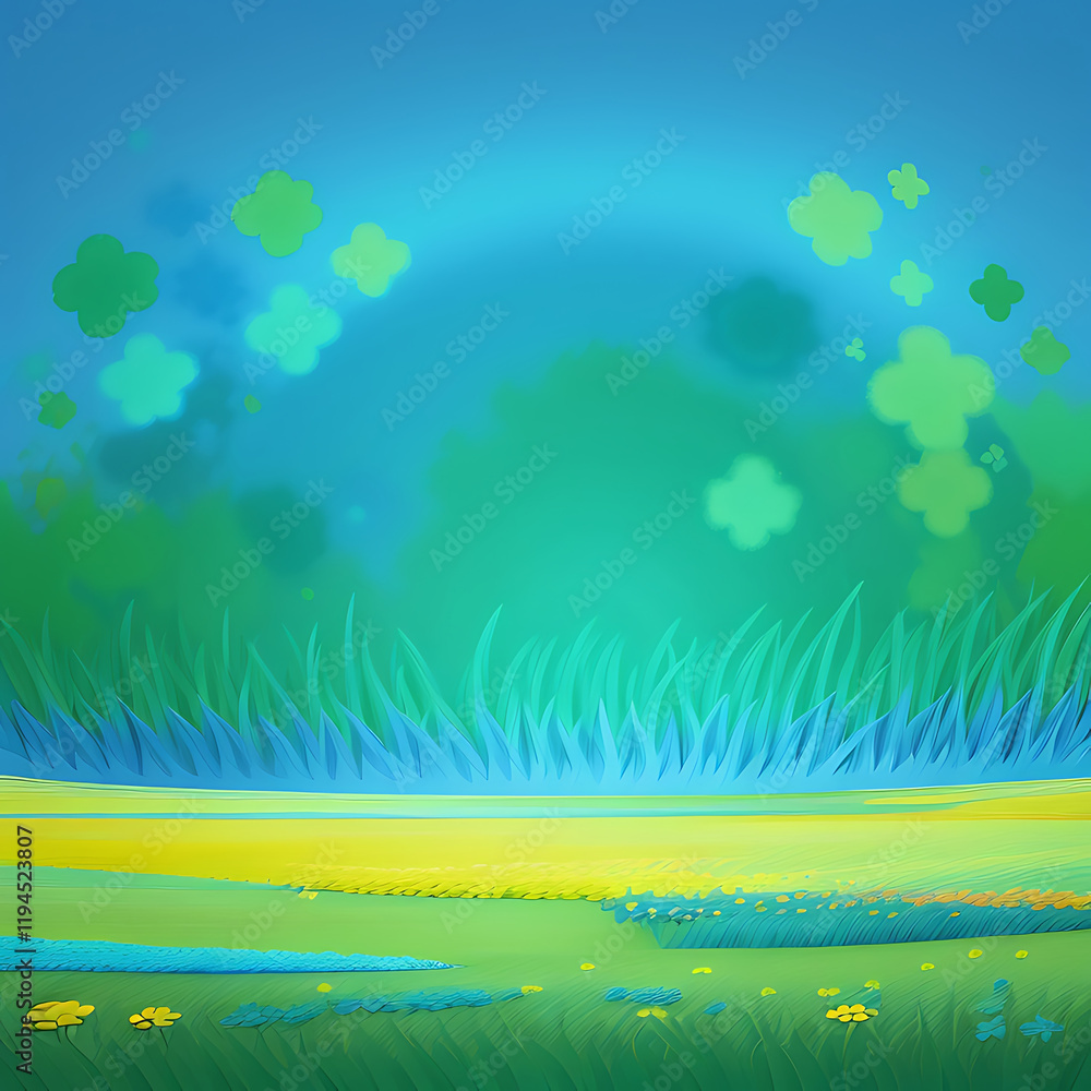 The green background is blurred with some tiny white dots The green background is blurred with some tiny white dots