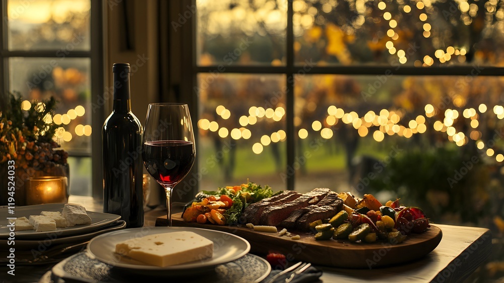 Delicious Dinner with a Bottle of Red Wine – Food and Wine Projects Delicious Dinner with a Bottle of Red Wine – Food and Wine Projects
