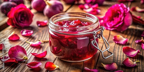 Wallpaper Mural Capture rose petal perfection: homemade jam recipe, stunning close-up photo included. Torontodigital.ca