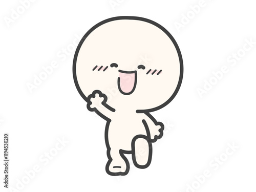歩く人物のベクターイラスト03