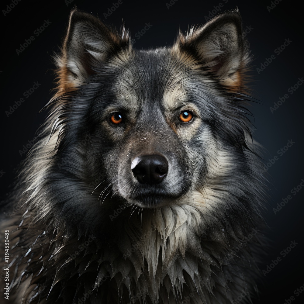 Nocturnal Predator Wolf in Stunning Realism Nocturnal Predator Wolf in Stunning Realism