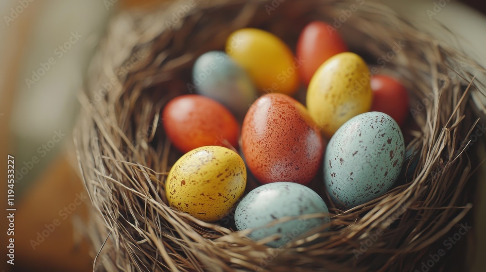 Shot of colorful Easter eggs and Easter greetings in Italian/Everybody loves Easter!/Peaceful Easter Shot of colorful Easter eggs and Easter greetings in Italian/Everybody loves Easter!/Peaceful Easter