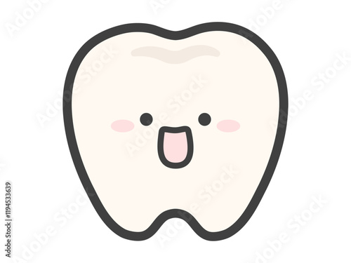 かわいい歯のイラスト01