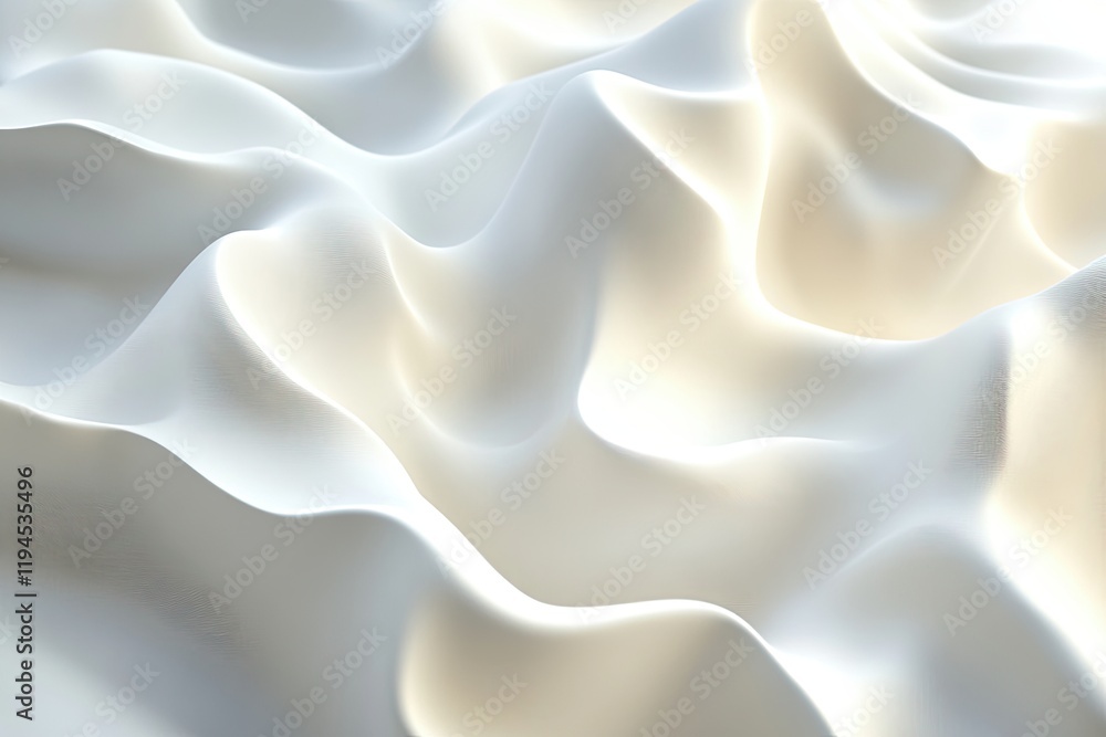 Obraz premium Cream waves texture, light background, design element