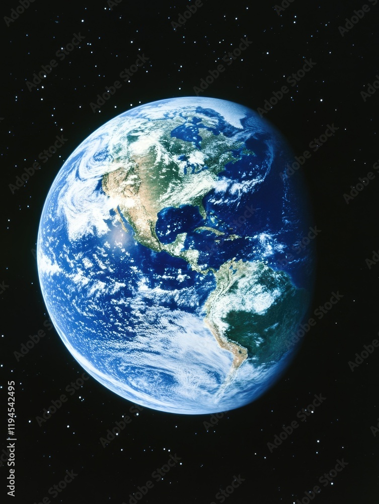 Fototapeta premium Vivid Earth: A Globular Perspective