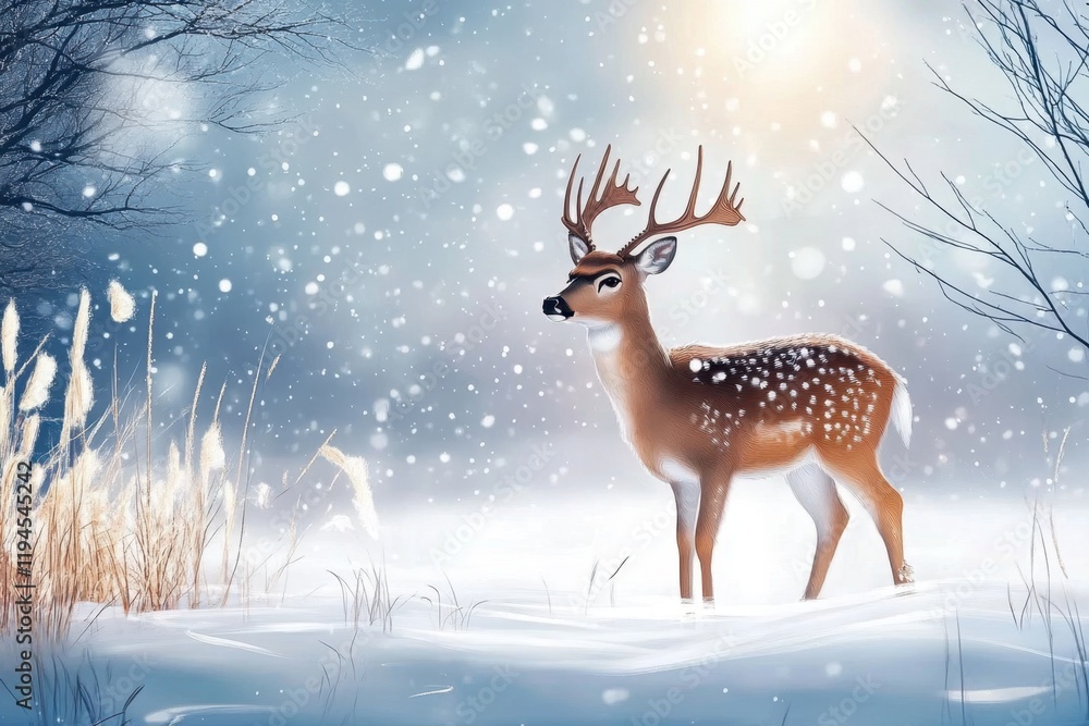 Deer and winter season Deer and winter season