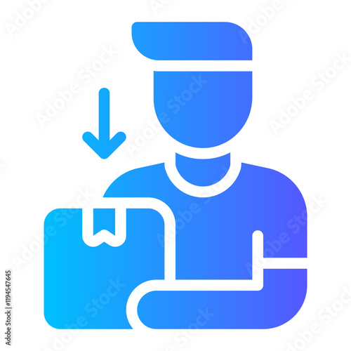 recipient gradient icon
