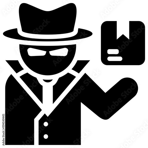 black marketeer icon