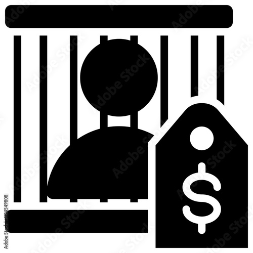 human trafficking icon