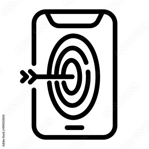 target Line Icon