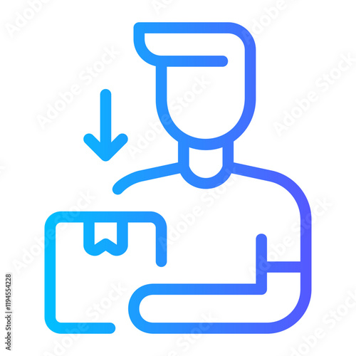 recipient gradient icon