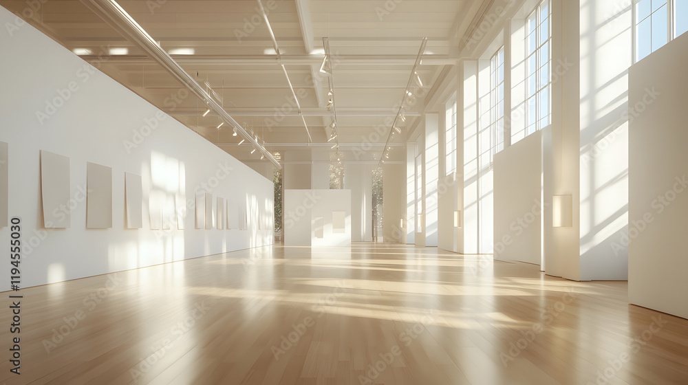 Large room with natural light pouring in through expansive windows. Large room with natural light pouring in through expansive windows.