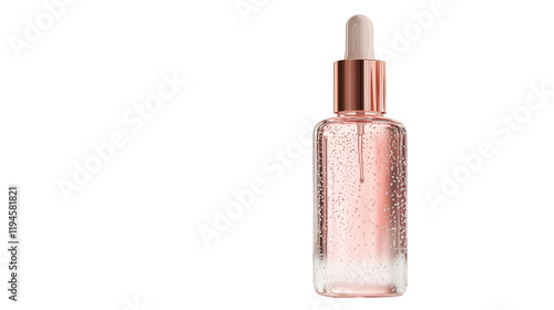 Lotion Bottle skincare product isolated on transparent  background 