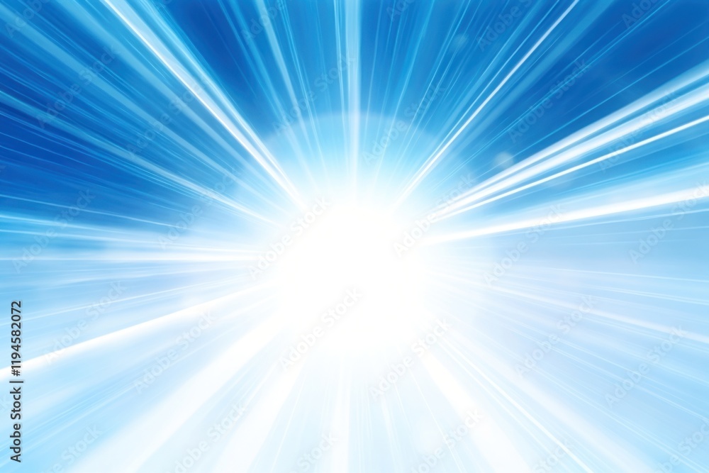 Obraz premium Lens flare backgrounds sunlight blue.