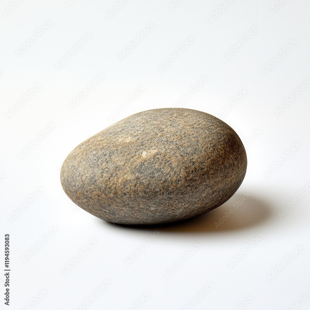 Smooth grey stone on white background (3) Smooth grey stone on white background (3)