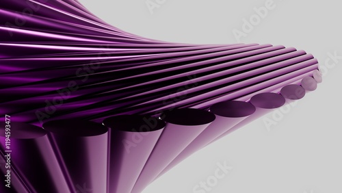 Abstract background with metallic waves, shiny surface in dark tones, modern design for wallpapers, presentations, banners, and graphic design