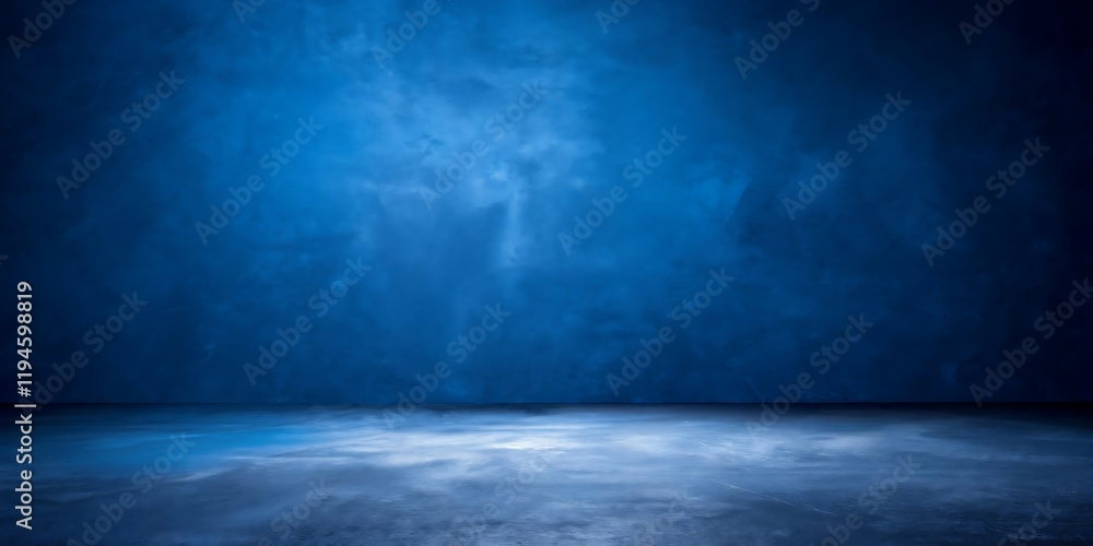 Blue foggy background with subtle gradient, ideal for abstract designs and professional creative projects