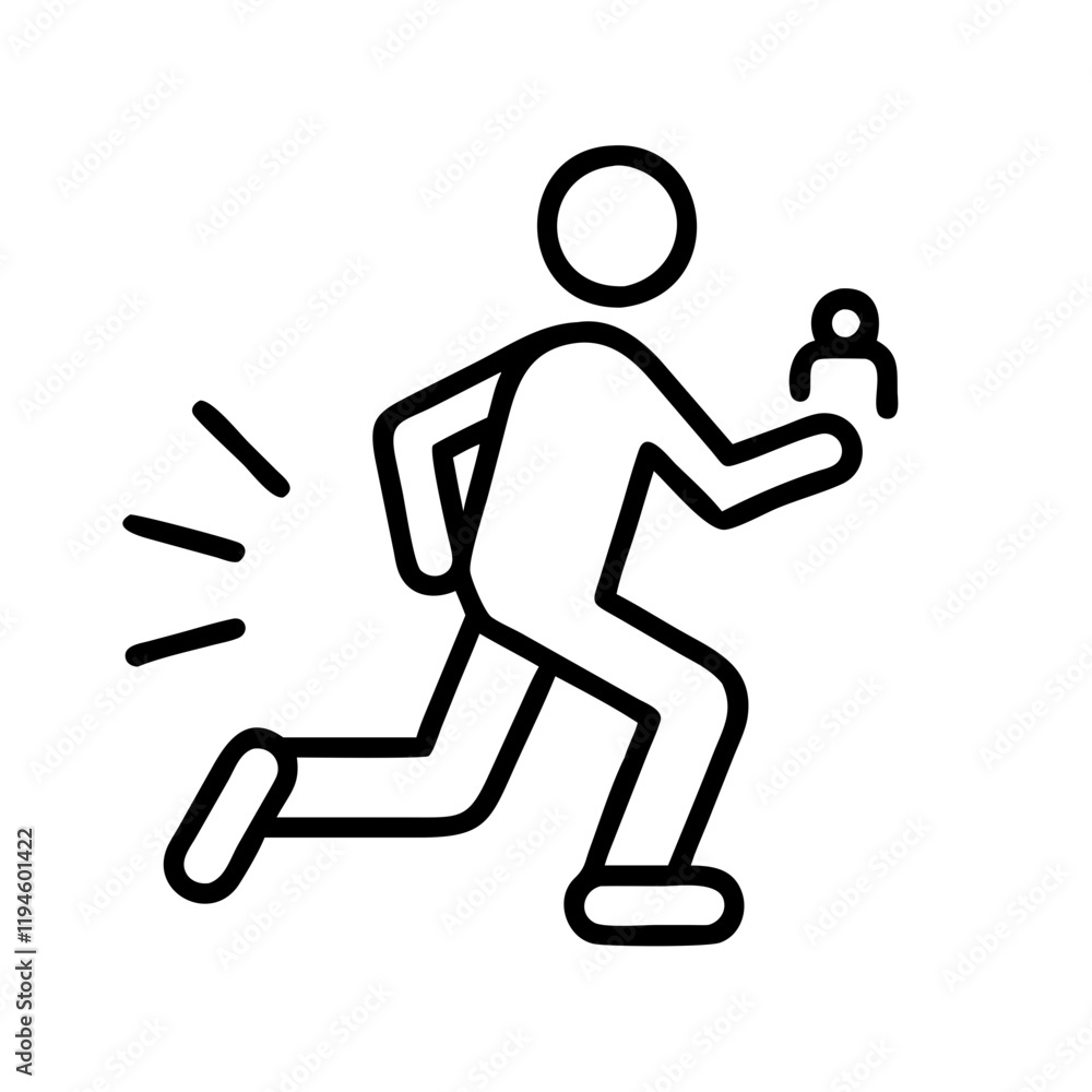 light jog icon, light jog line art - simple line art of light jog, perfect for light jog logos and icons and themed design light jog icon, light jog line art - simple line art of light jog, perfect for light jog logos and icons and themed design