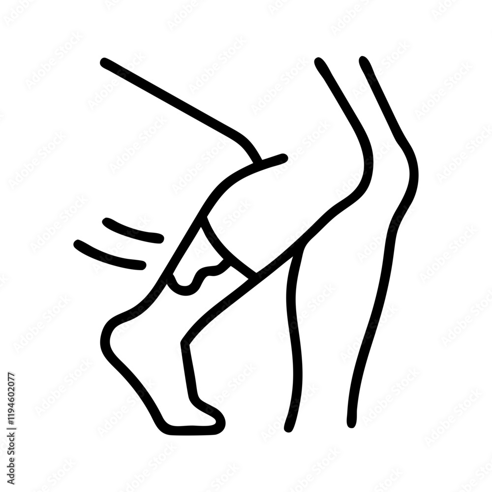 runner s knee icon, runner s knee line art - simple line art of runner s knee, perfect for runner s knee logos and icons and themed design runner s knee icon, runner s knee line art - simple line art of runner s knee, perfect for runner s knee logos and icons and themed design