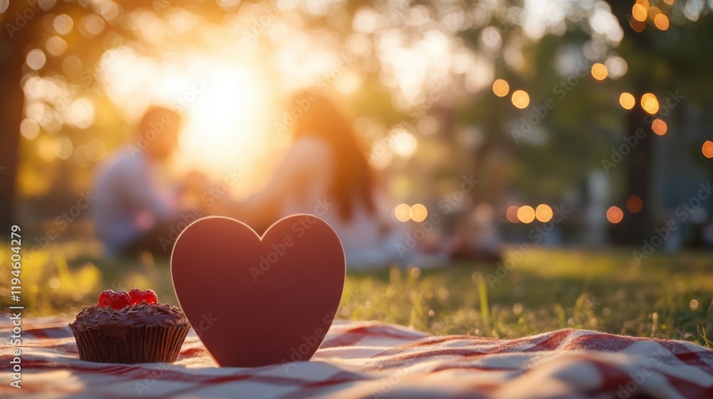 Romantic Sunset Picnic: A Heartfelt Moment Romantic Sunset Picnic: A Heartfelt Moment
