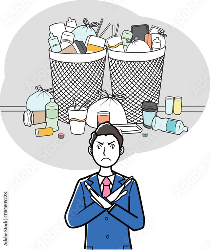 オーバーツーリズムで溢れるゴミ