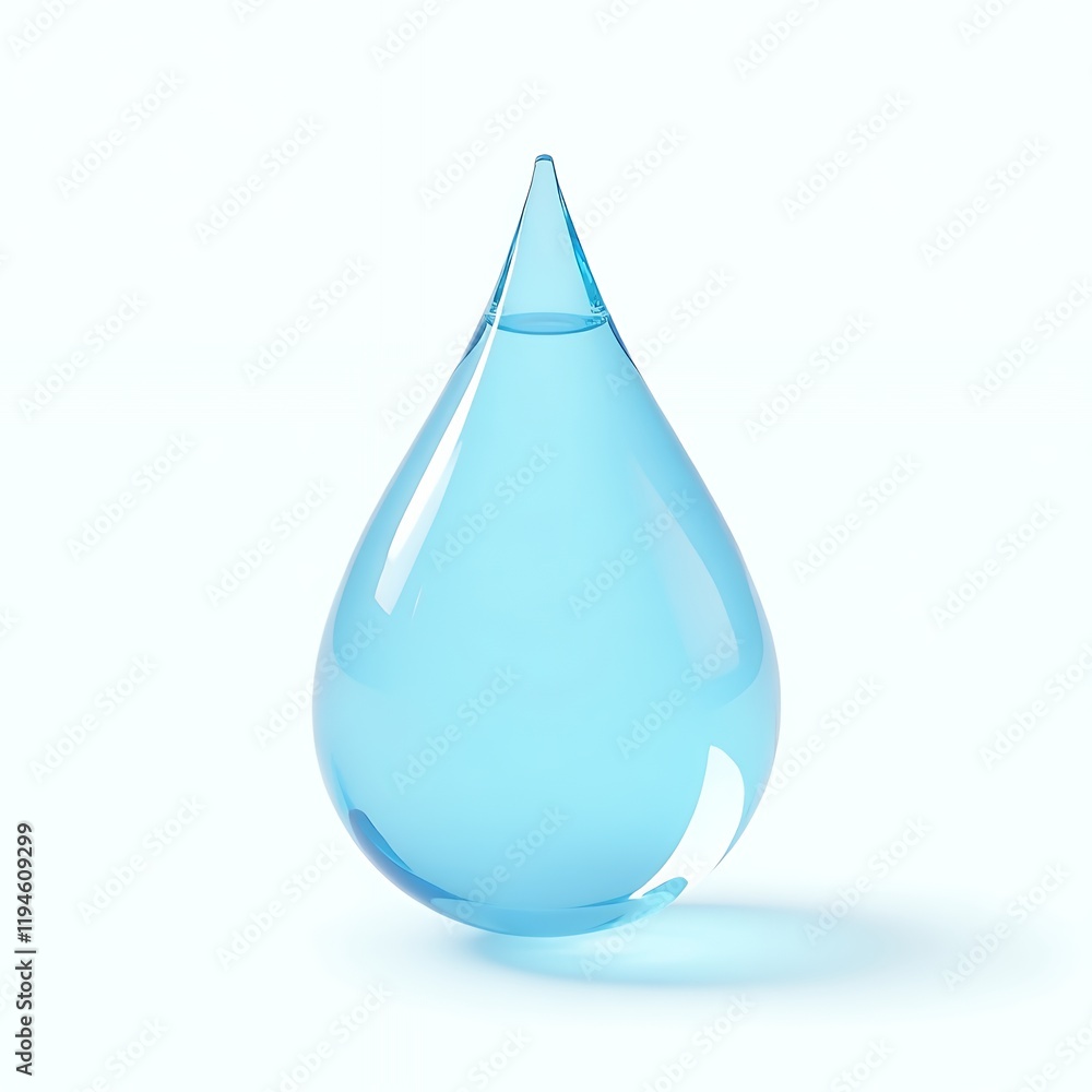 A Single Teardrop of Pure, Sparkling Water A Single Teardrop of Pure, Sparkling Water