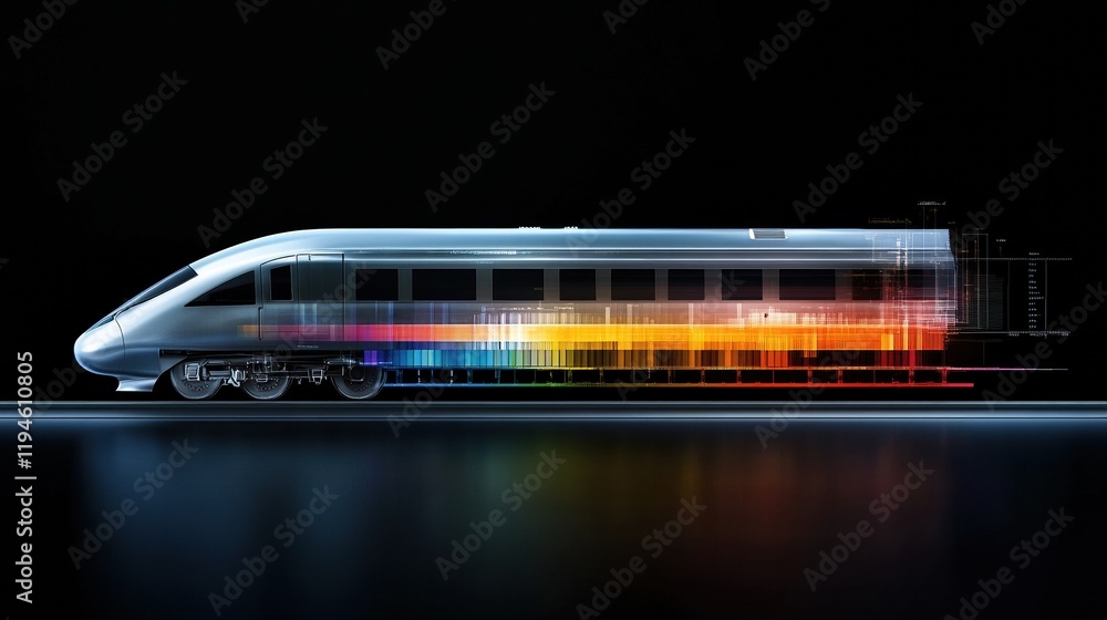 A colorful bar graph showing the reduction in travel time with high-speed rail - A colorful bar graph showing the reduction in travel time with high-speed rail -