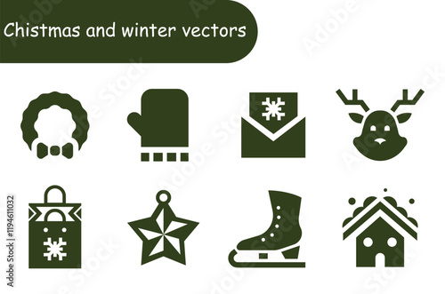 Chistmas and winter vector 