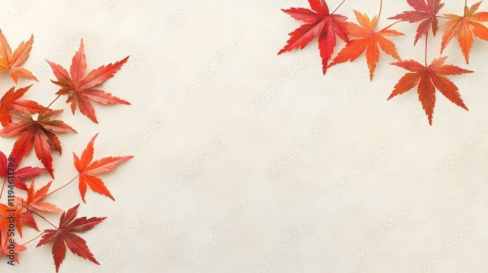 Vibrant Autumn Canopy, a stunning display of bright red and orange maple leaves enveloping a serene landscape in fall's embrace Vibrant Autumn Canopy, a stunning display of bright red and orange maple leaves enveloping a serene landscape in fall's embrace