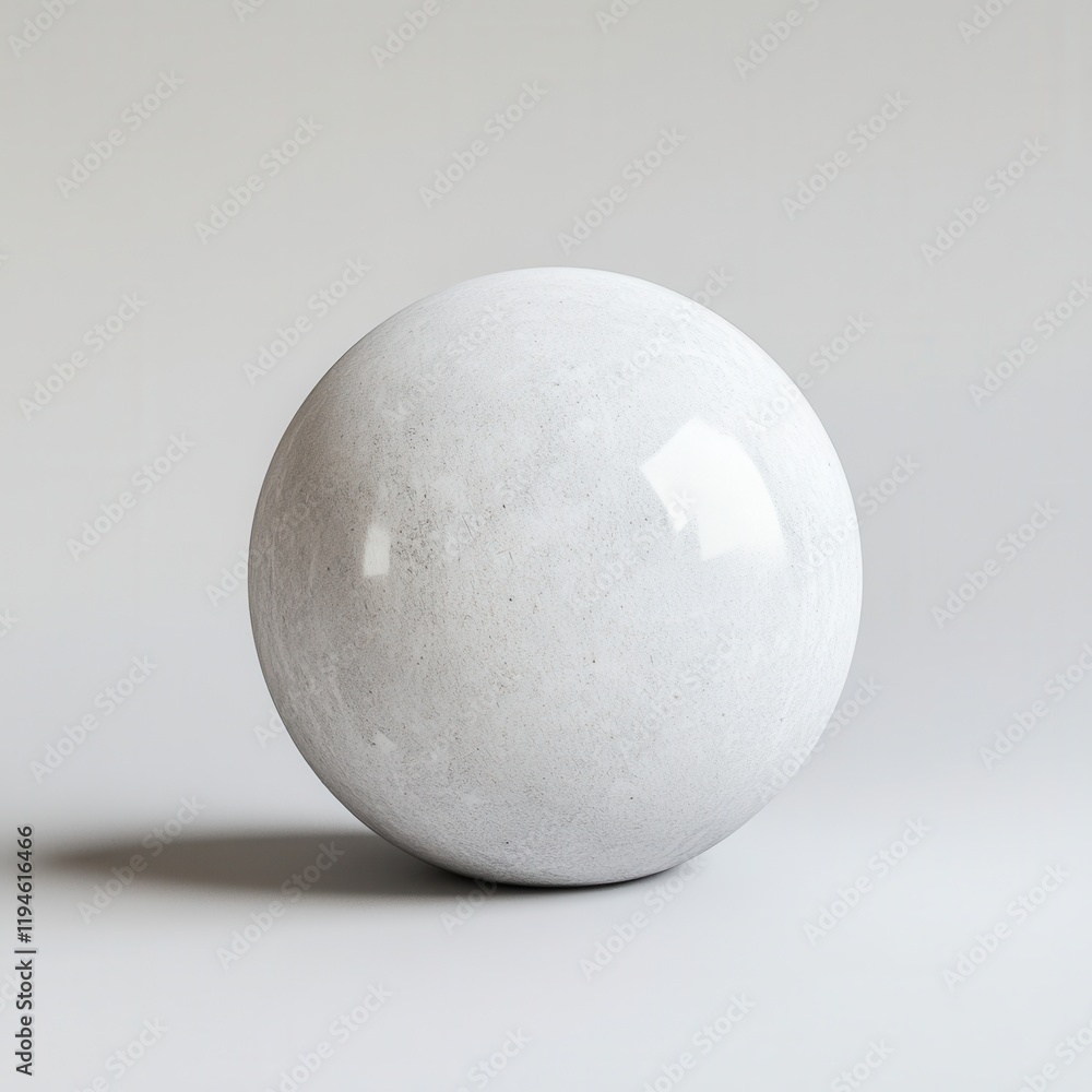 White sphere studio shot, design element White sphere studio shot, design element